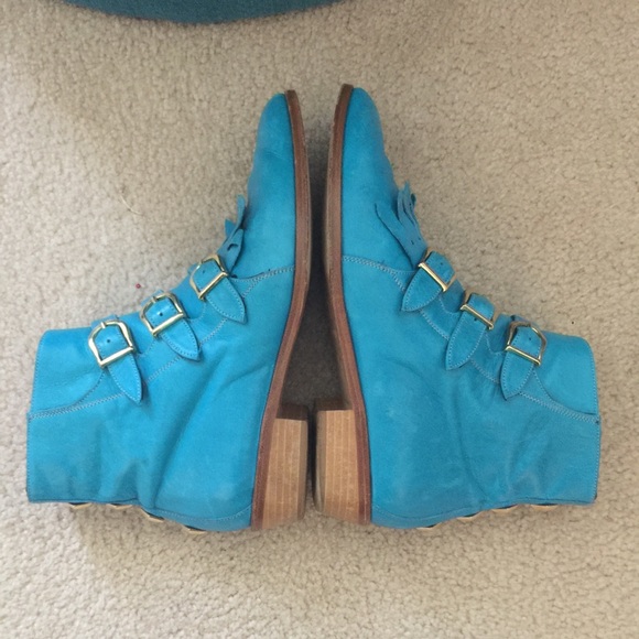 RARE COLOR…Modern Vice Jett Boots rare limited edition turquoise - Picture 6 of 16